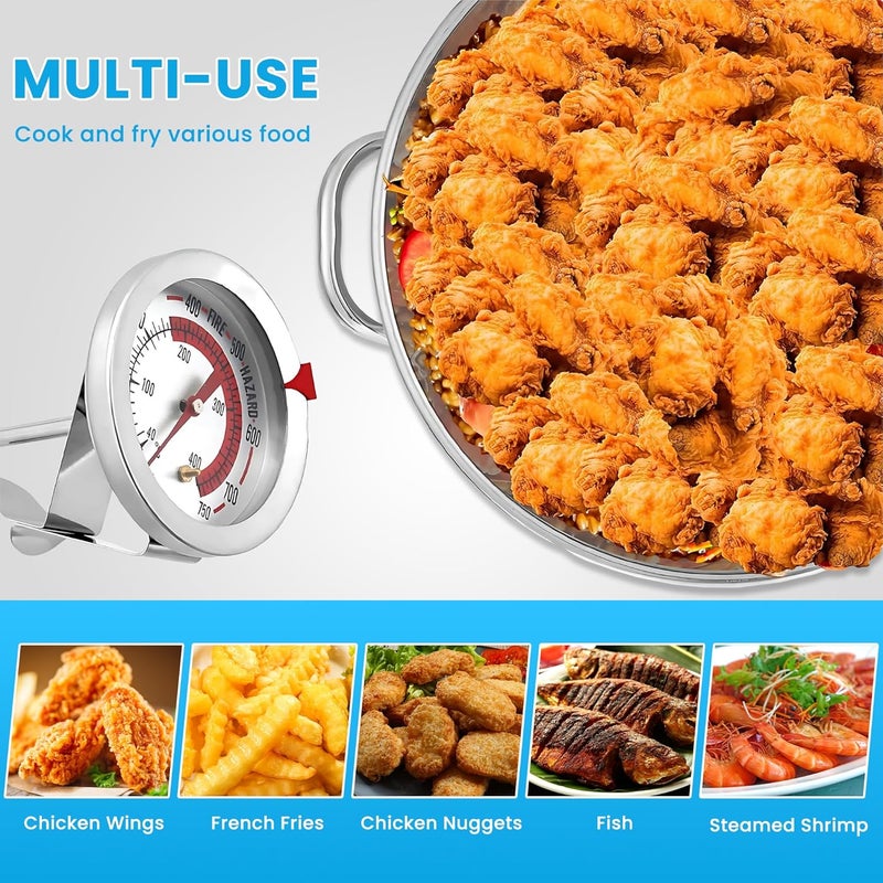 FIRE RIOT طقم قلاية سمك خارجية 10QT – وعاء ألمنيوم ثقيل، سلة 6.7QT، قلاية عميقة تعمل بالغاز مع منظم ضغط 0-10 PSI وإطار فولاذي – مثالية للمأكولات البحرية والمزيد - Image 5